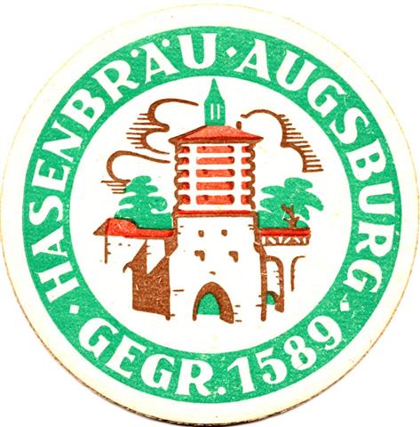 augsburg a-by hasen hase franz 1-2b (rund215-gegr 1589-stadttor)